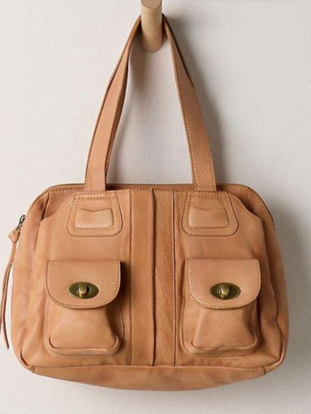 Free People Billie Bowler Leather Shoulder Bag